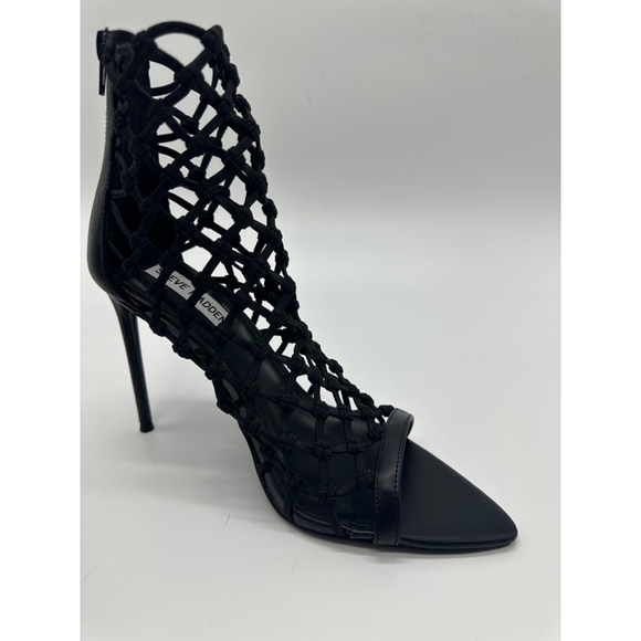 Steve Madden Francys Black Heels Size 8 Medium - Picture 7 of 9